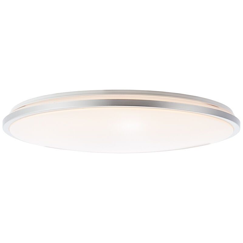 Plafon branco moderno, Haron, 60W, LED ajustável de branco quente a branco frio, com comando à distância