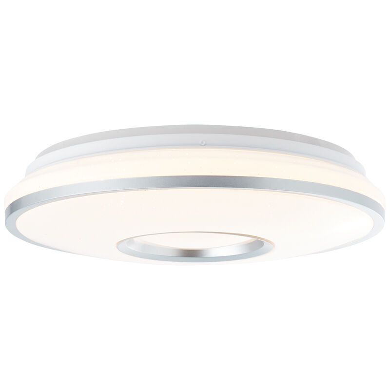 Plafon branco moderno, Guled, 24W, LED ajustável de branco quente a branco frio, com comando à distância