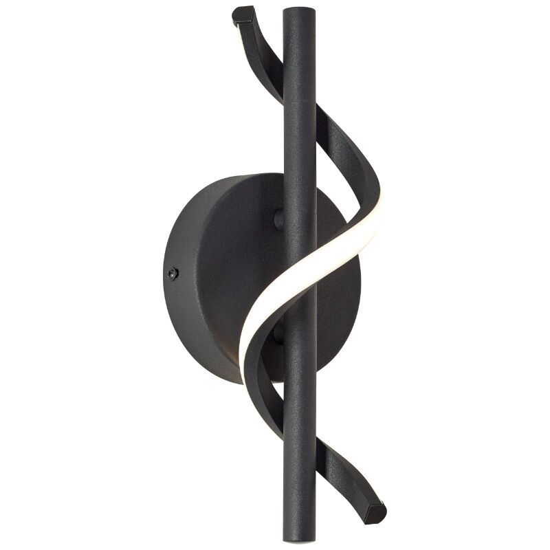 Aplique de parede preto design, Mateusz, 6W, LED 4000K