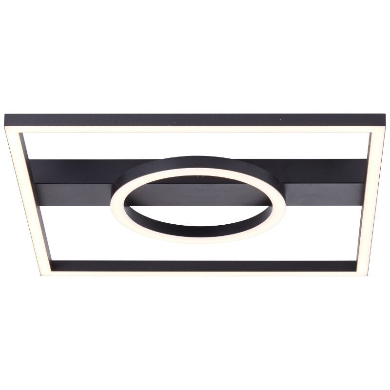 Plafon preto design, Konrad, 20W, LED 3000K