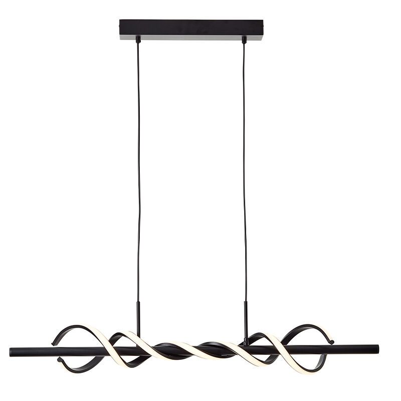 Candeeiro suspenso preto moderno, Quang, 20W, LED 3000K Candeeiro suspenso preto moderno, Quang, 20W, LED 3000K