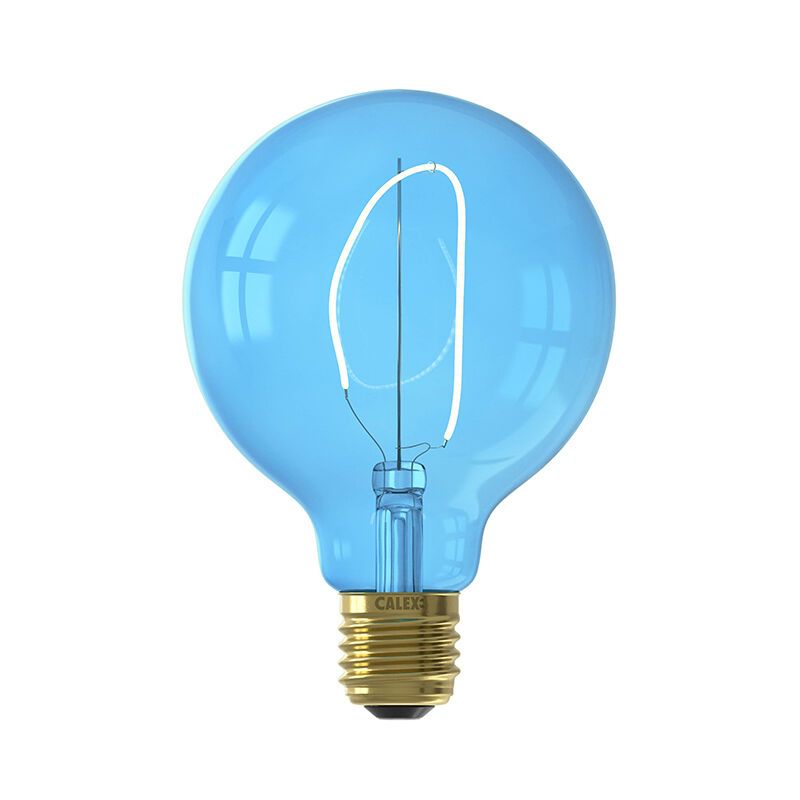Lâmpada LED esférica Calex E27 dimerizável Aminata G95, 4W, 2200K