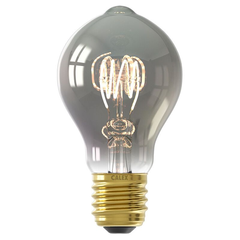 Lâmpada de filamento LED Calex E27 dimerizável, cinza, 4W, 1800K Lâmpada de filamento LED Calex E27 dimerizável, cinza, 4W, 1800K