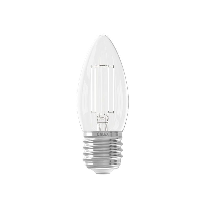 Lâmpada de vela LED Calex E27 dimerizável, 4,5 W, 2700 K
