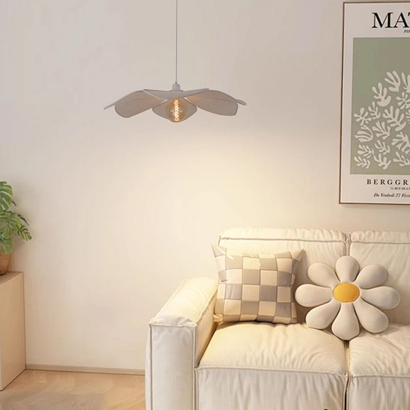 Candeeiro suspenso branco industrial, Calvin