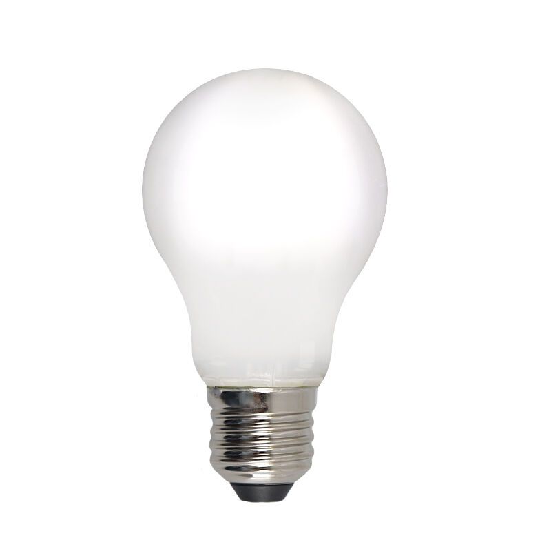 Lâmpada LED E27 Olucia dimerizável, A60, 5W, vidro branco, 4000k Lâmpada LED E27 Olucia dimerizável, A60, 5W, vidro branco, 4000k