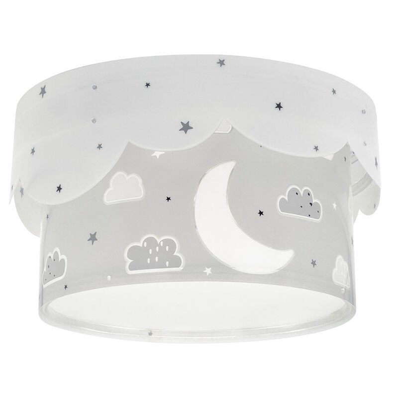 Plafon quarto infantil de plástico cinzento, Dromenland