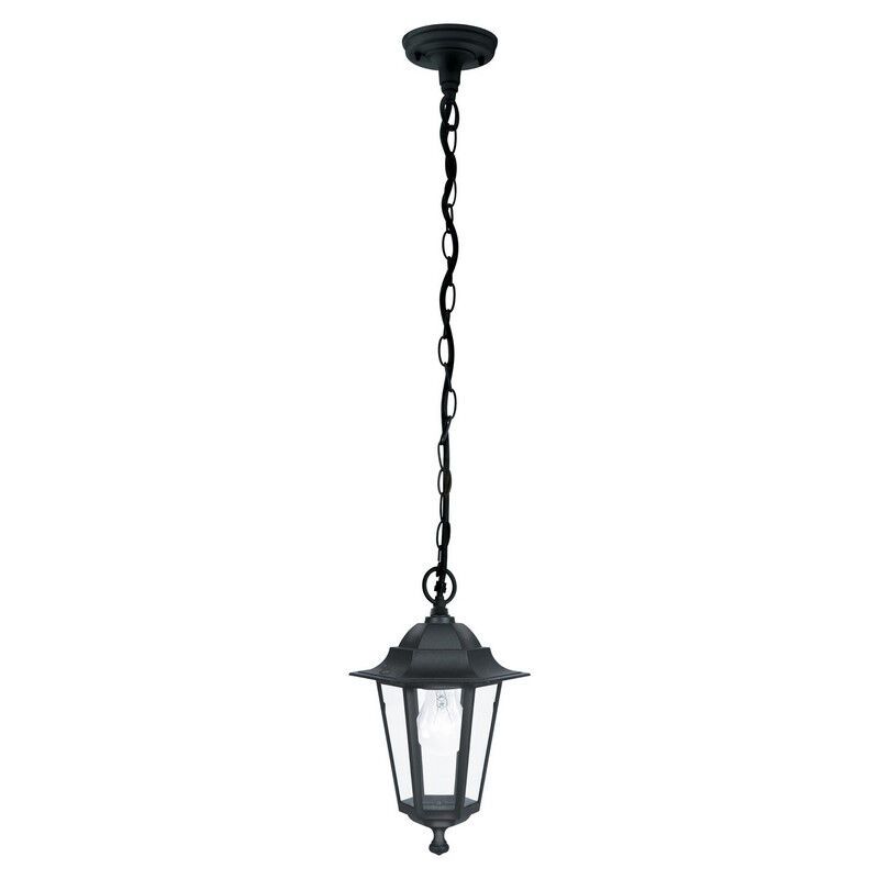 Candeeiro para exterior preto de alumínio, Alieke, IP44