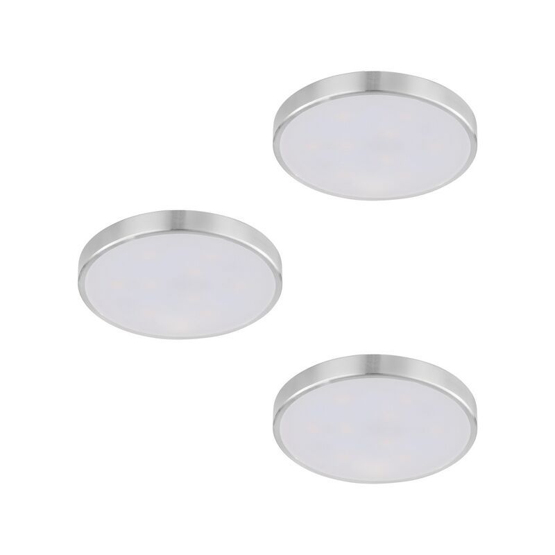 Régua LED cozinha prateada de alumínio, Vanya, 2W, LED 3000K