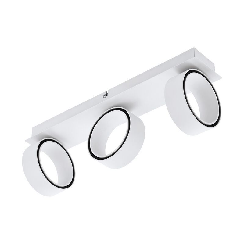 Foco de teto branco de alumínio, Gabi, 5W, LED 3000K