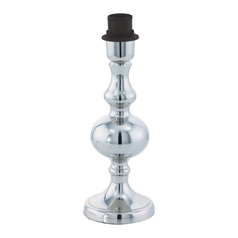 Candeeiro de mesa sem abajur cromo de aço, Mason, com interruptor