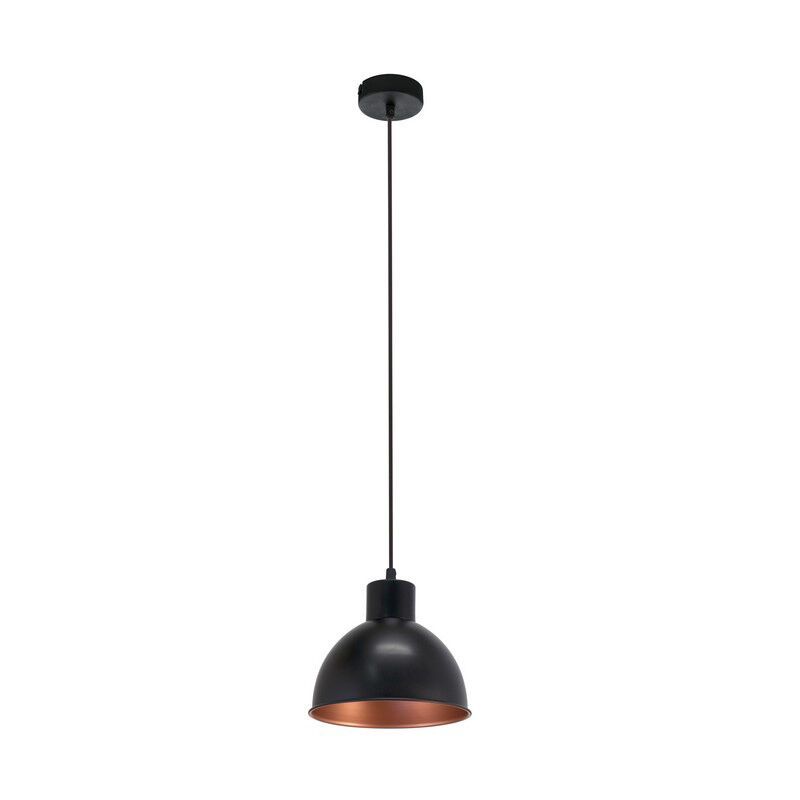 Candeeiro suspenso preto de metal, Liana