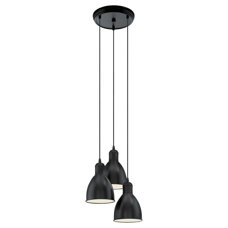 Candeeiro suspenso preto de metal, Lavinio Candeeiro suspenso preto de metal, Lavinio