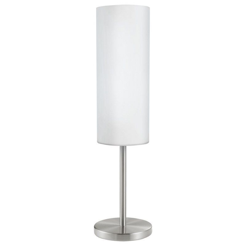 Candeeiro de mesa níquel de vidro, Ciuda, com interruptor