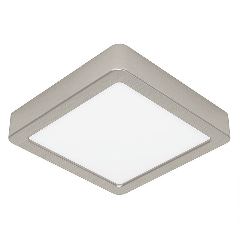 Plafon níquel de plástico, Geraldo, 11W, LED 3000K