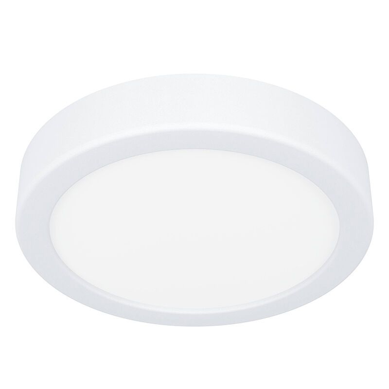 Candeeiro de teto para casa de banho branco de plástico, Geraldo, 11W, LED 3000K, IP44