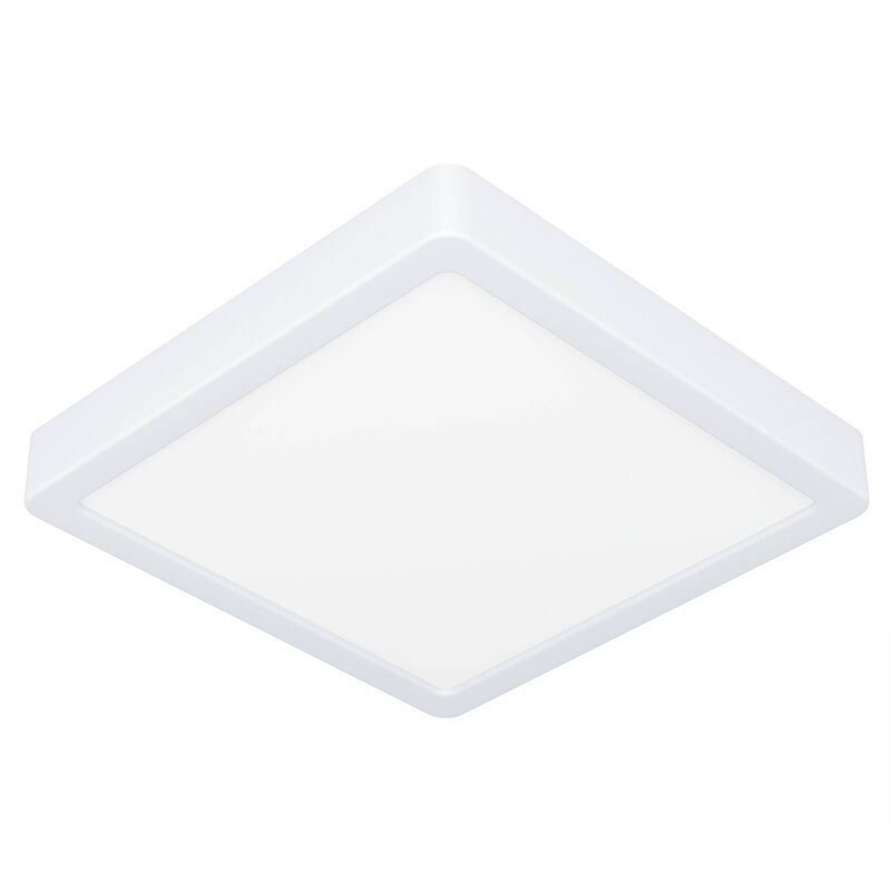 Candeeiro de teto para casa de banho branco de plástico, Geraldo, 17W, LED 3000K, IP44