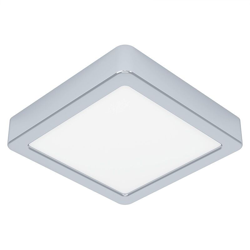 Candeeiro de teto para casa de banho cromo de plástico, Geraldo, 11W, LED 3000K, IP44