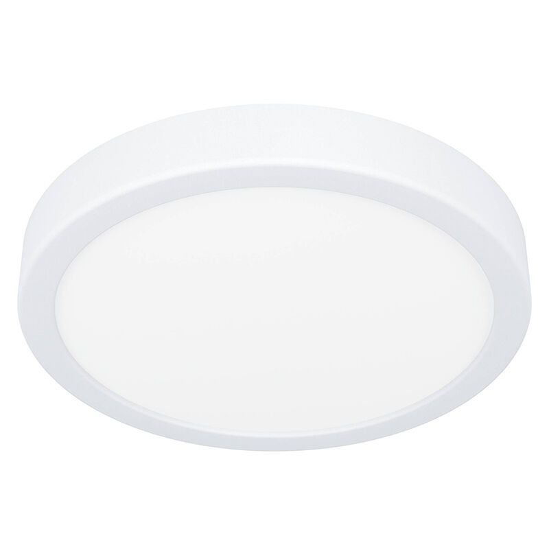 Candeeiro de teto para casa de banho branco de plástico, Geraldo, 17W, LED 3000K, IP44