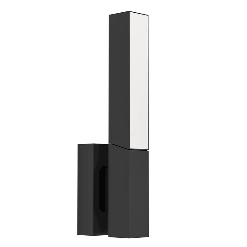 Candeeiro para exterior preto de alumínio, Salman, 4,5W, LED 3000K, IP44