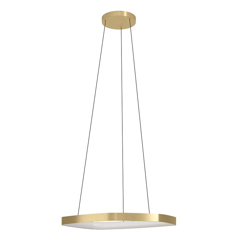 Candeeiro suspenso dourado de alumínio, Samson, 25,2W, LED 3000K