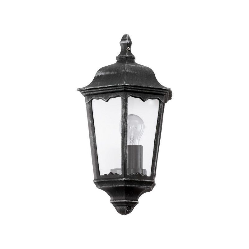 Candeeiro para exterior preto de alumínio, Leanna, IP44