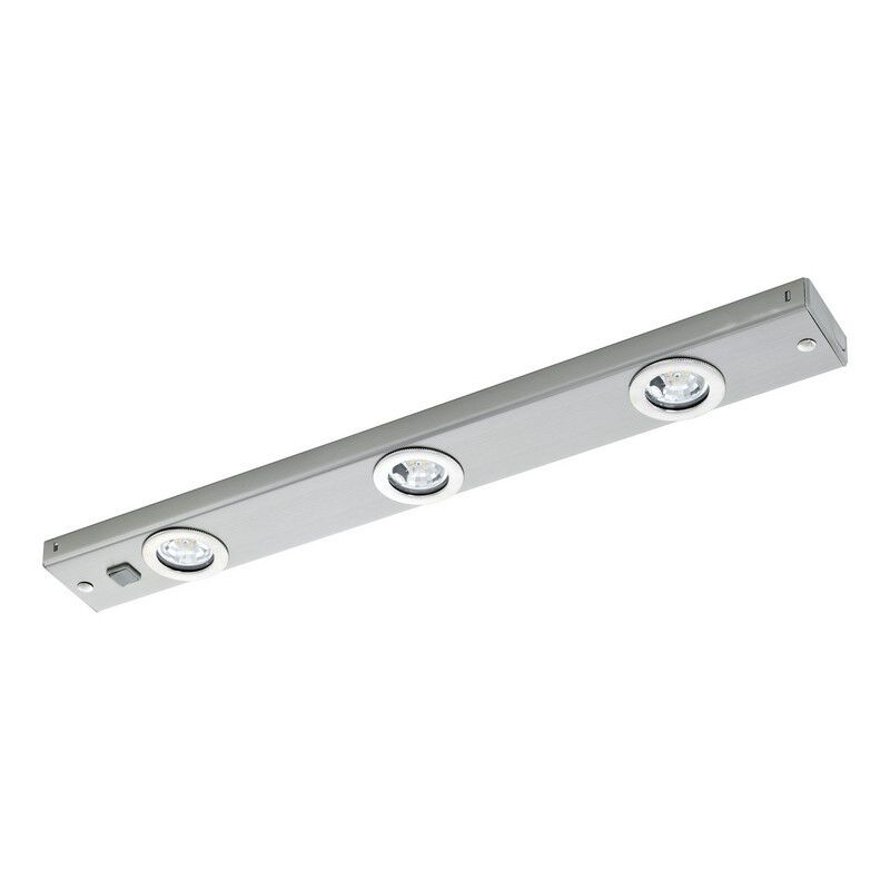 Candeeiro de teto níquel de metal, Jary, 2W, LED 3000K, com interruptor Candeeiro de teto níquel de metal, Jary, 2W, LED 3000K, com interruptor