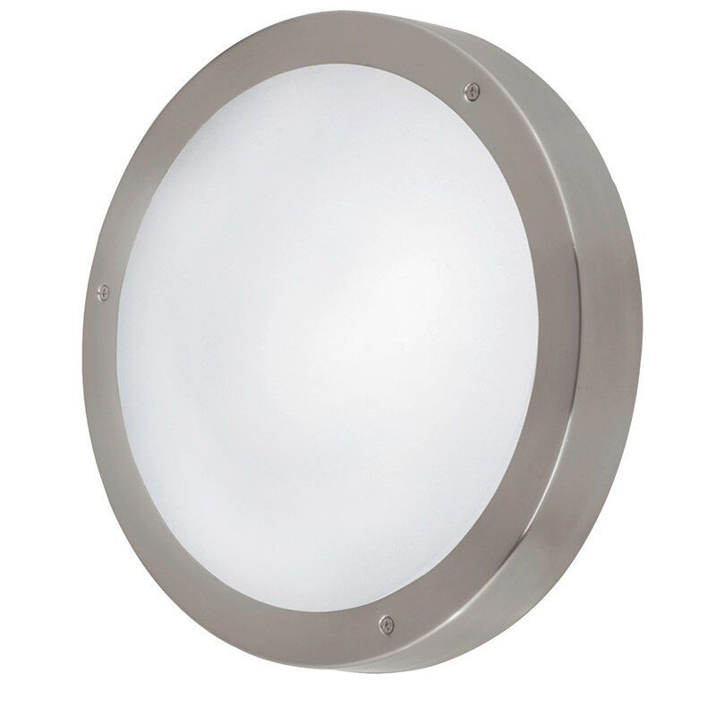 Candeeiro para exterior prateado de vidro, Bob, IP44 Candeeiro para exterior prateado de vidro, Bob, IP44