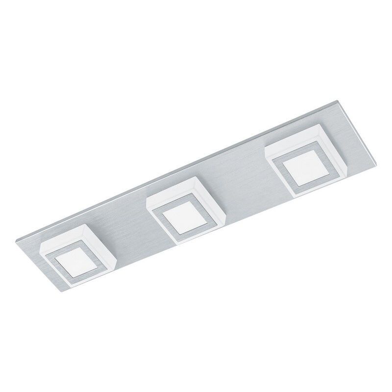 Plafon prateado de plástico, Elsien, 3W, LED 3000K