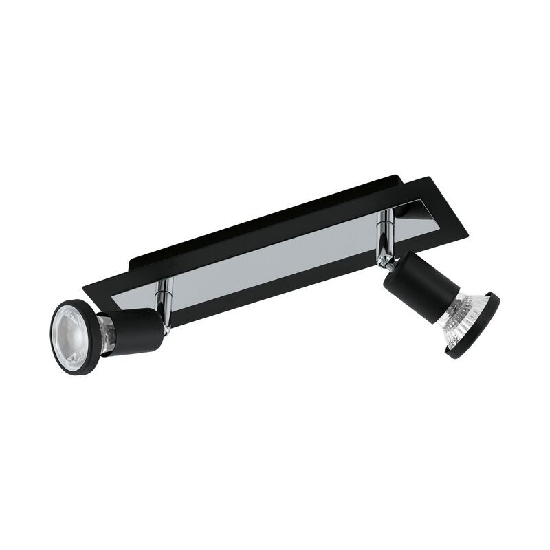 Foco de teto preto de aço, Tisha