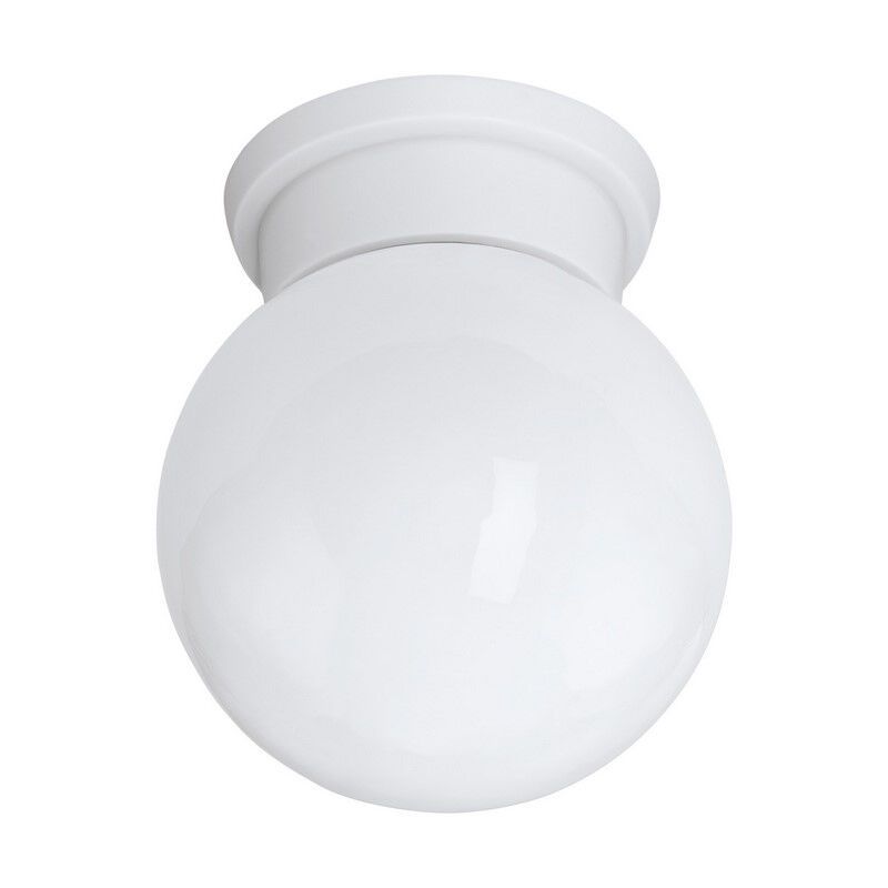 Candeeiro de teto branco de vidro, Amira Candeeiro de teto branco de vidro, Amira