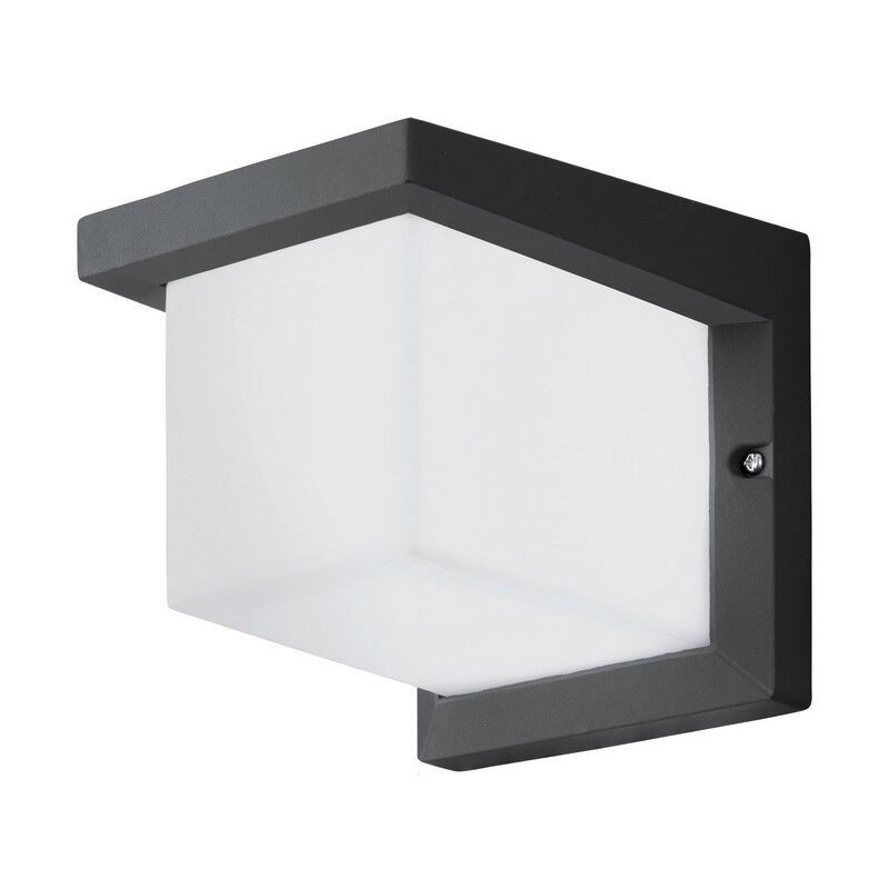Candeeiro para exterior antracite de plástico, Marcela, IP54