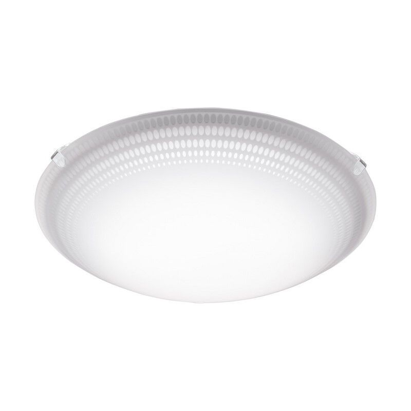 Candeeiro de teto branco de vidro, Armen, 11W, LED 3000K
