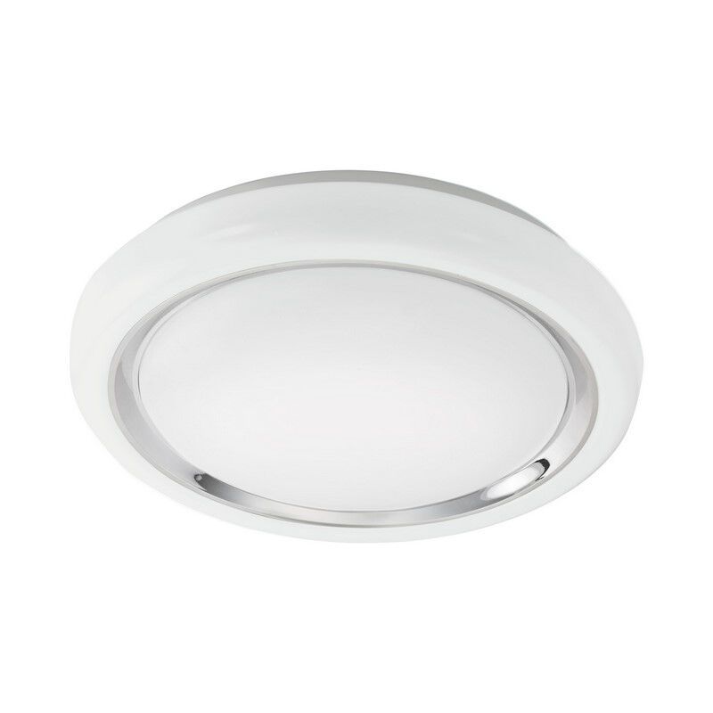 Candeeiro de teto branco de plástico, Carmela, 18W, LED 3000K