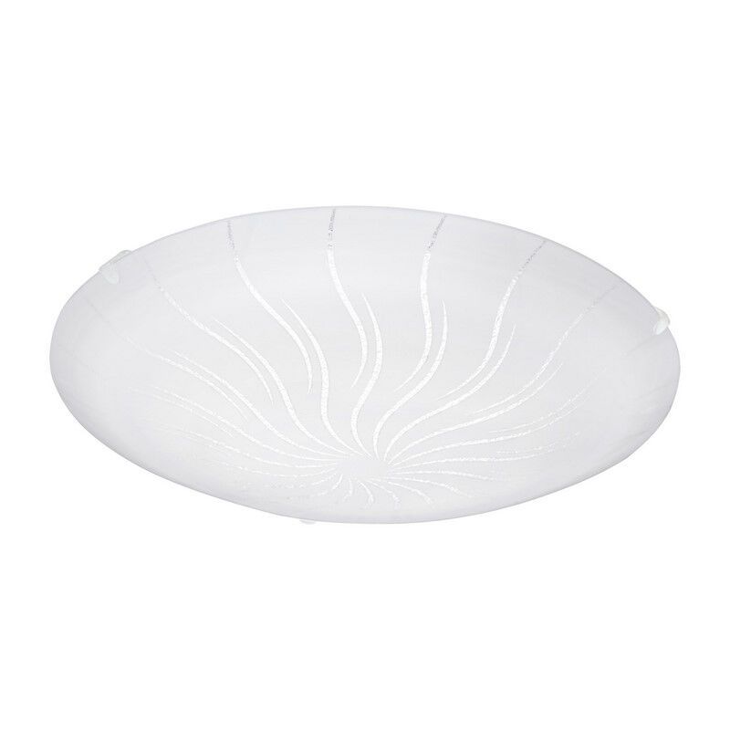 Candeeiro de teto branco de vidro, Bennet, 11W, LED 3000K Candeeiro de teto branco de vidro, Bennet, 11W, LED 3000K