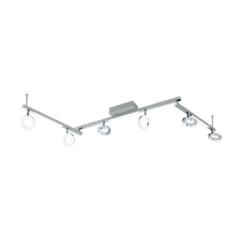 Foco de teto cromo de alumínio, Madelinde, 3W, LED 3000K Foco de teto cromo de alumínio, Madelinde, 3W, LED 3000K