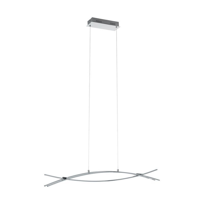 Candeeiro suspenso cromo de alumínio, Josua, 9W, LED 3000K