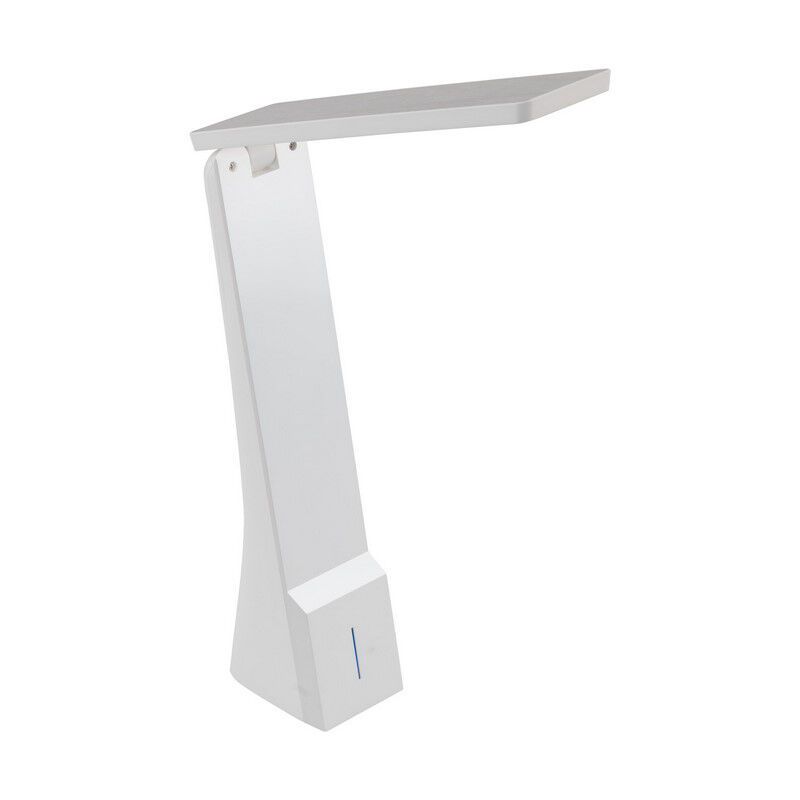 Candeeiro de secretaria branco de plástico, Chama, 1W, LED white switch, com dimmer tátil Candeeiro de secretaria branco de plástico, Chama, 1W, LED white switch, com dimmer tátil