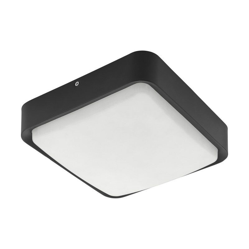 Candeeiro para exterior preto de alumínio, Mace, IP44