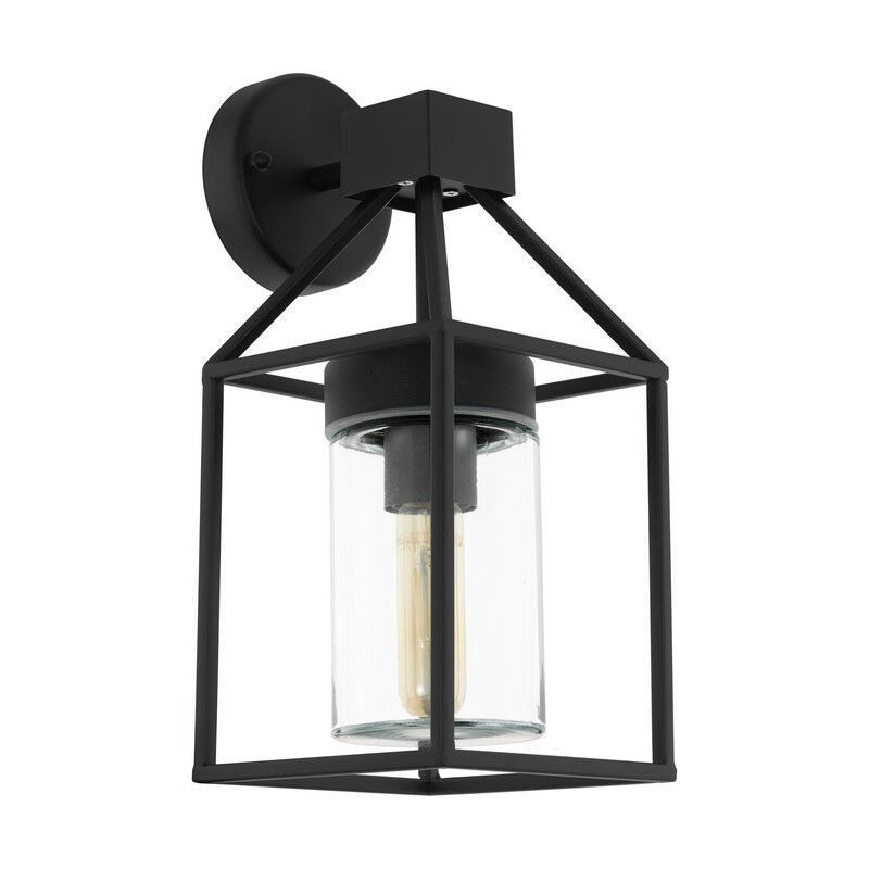 Candeeiro para exterior preto de metal, Riff, IP44 Candeeiro para exterior preto de metal, Riff, IP44