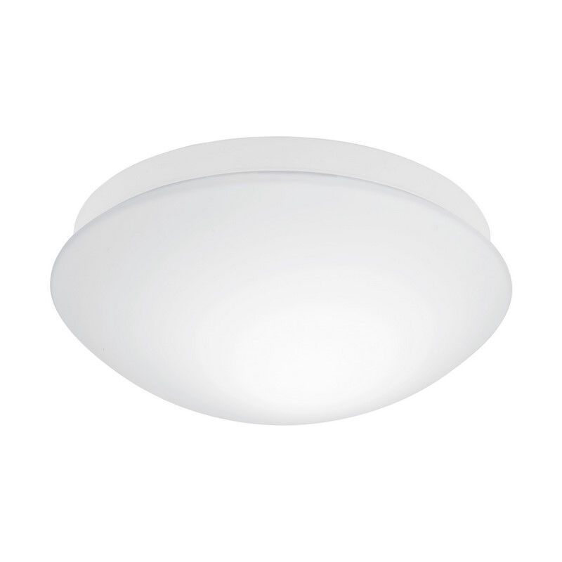 Candeeiro de teto com sensor branco de vidro, Mees, IP44