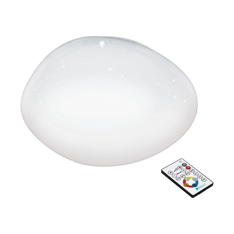 Plafon branco de aço, Tyrell, 21W, LED ajustável de branco quente a branco frio