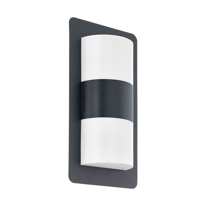Candeeiro para exterior antracite de aço, Maika, IP44