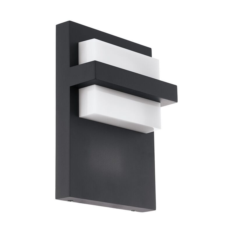 Candeeiro para exterior antracite de alumínio, Nicol, 10W, LED 3000K, IP44