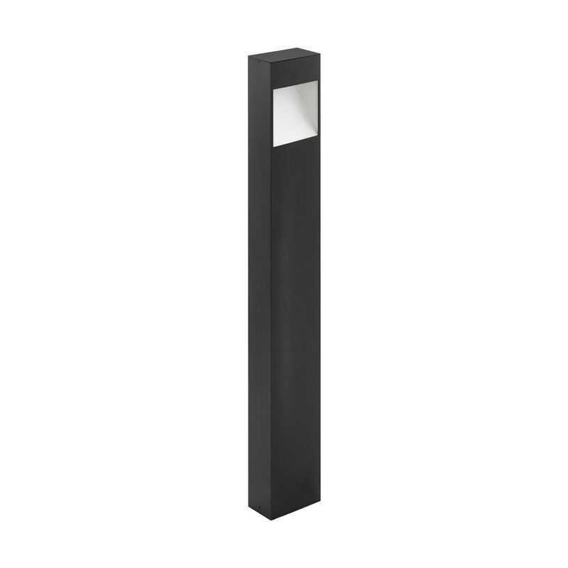 Candeeiro para exterior antracite de alumínio, Elvi, 10W, LED 3000K, IP44
