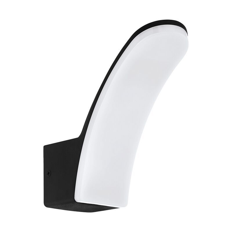 Candeeiro para exterior preto de alumínio, Oskar, 11W, LED 3000K, IP44