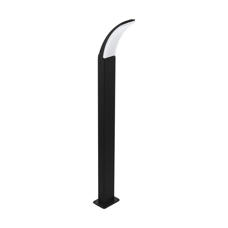 Candeeiro para exterior preto de alumínio, Oskar, 11W, LED 3000K, IP44