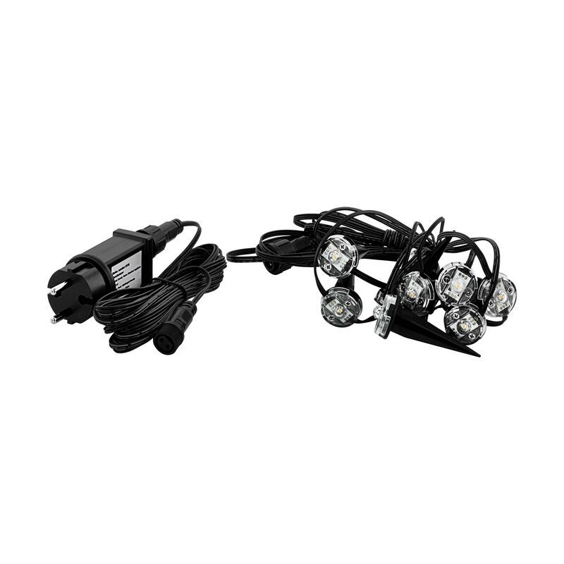 Foco com estaca transparente de plástico, Vanja, 3W, LED 3000K, IP65