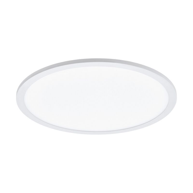 Plafon branco de alumínio, Ericus, 19W, LED ajustável de branco quente a branco frio