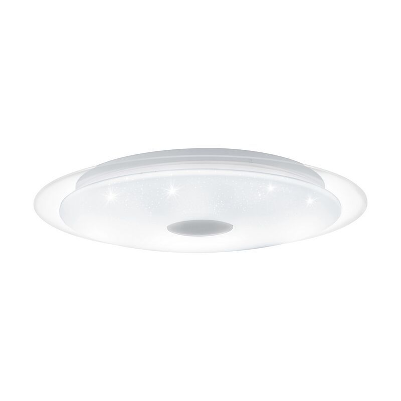 Plafon branco de aço, Dunya, 24W, LED ajustável de branco quente a branco frio Plafon branco de aço, Dunya, 24W, LED ajustável de branco quente a branco frio